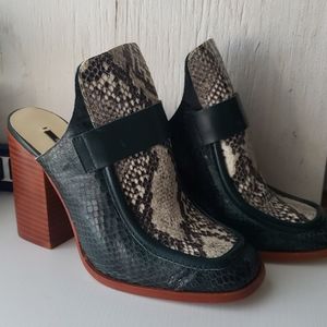 Zara heeled mules